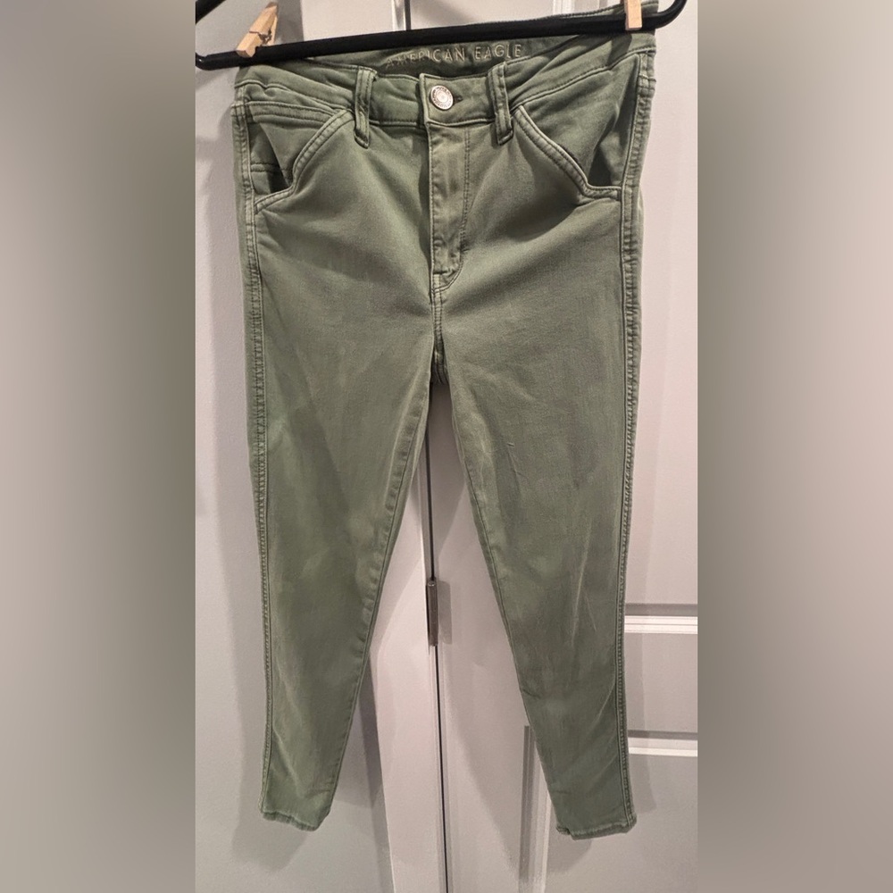 American Eagle Outfitters Sage Green Jeans